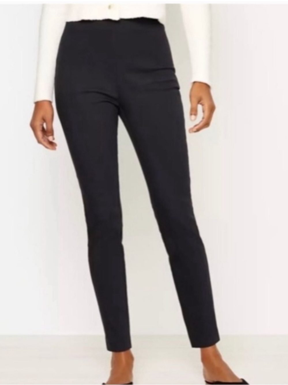 LOFT Black High Waist Skinny Pants